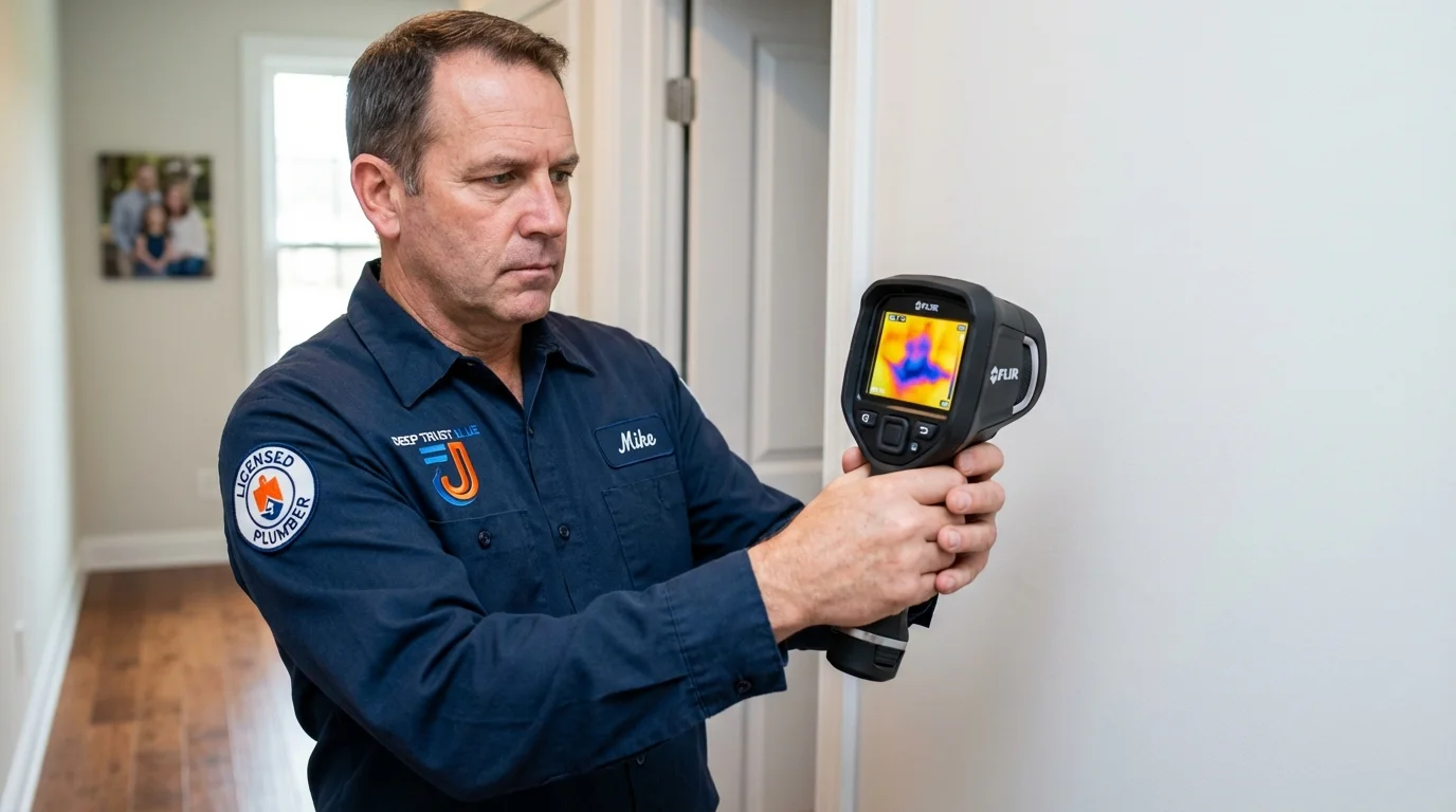 Thermal imaging leak detection by Johns Plumbing LLC in Varnville